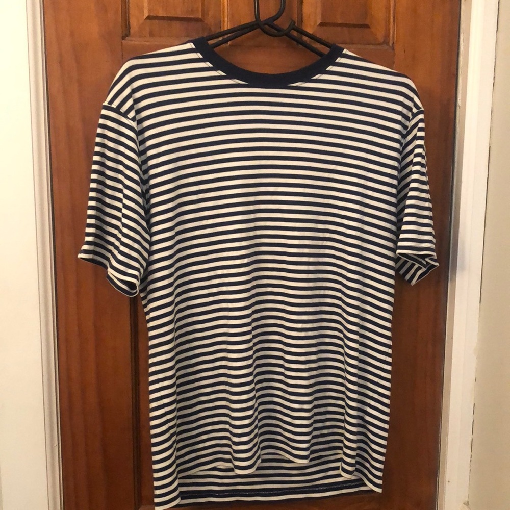LL bean striped shirt